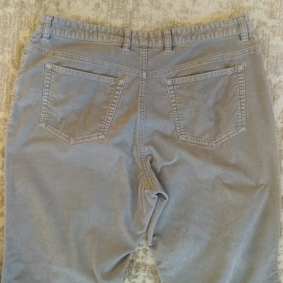 Eddie Bauer Corduroy Bootcut Fit Pants 16 Gray Grey - Picture 11 of 15